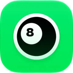 Icône d’app : boule de billard n° 8