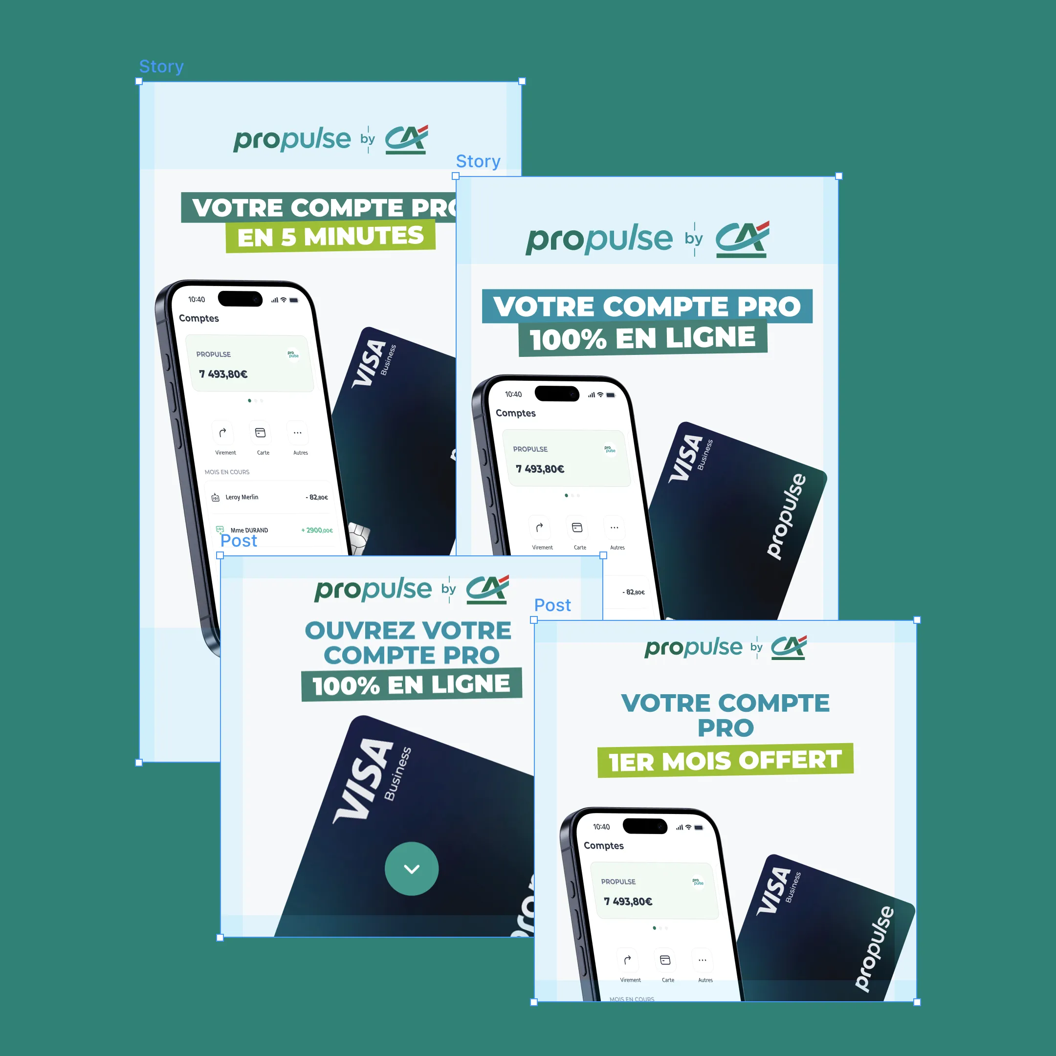 Créa paid Propulse by CA