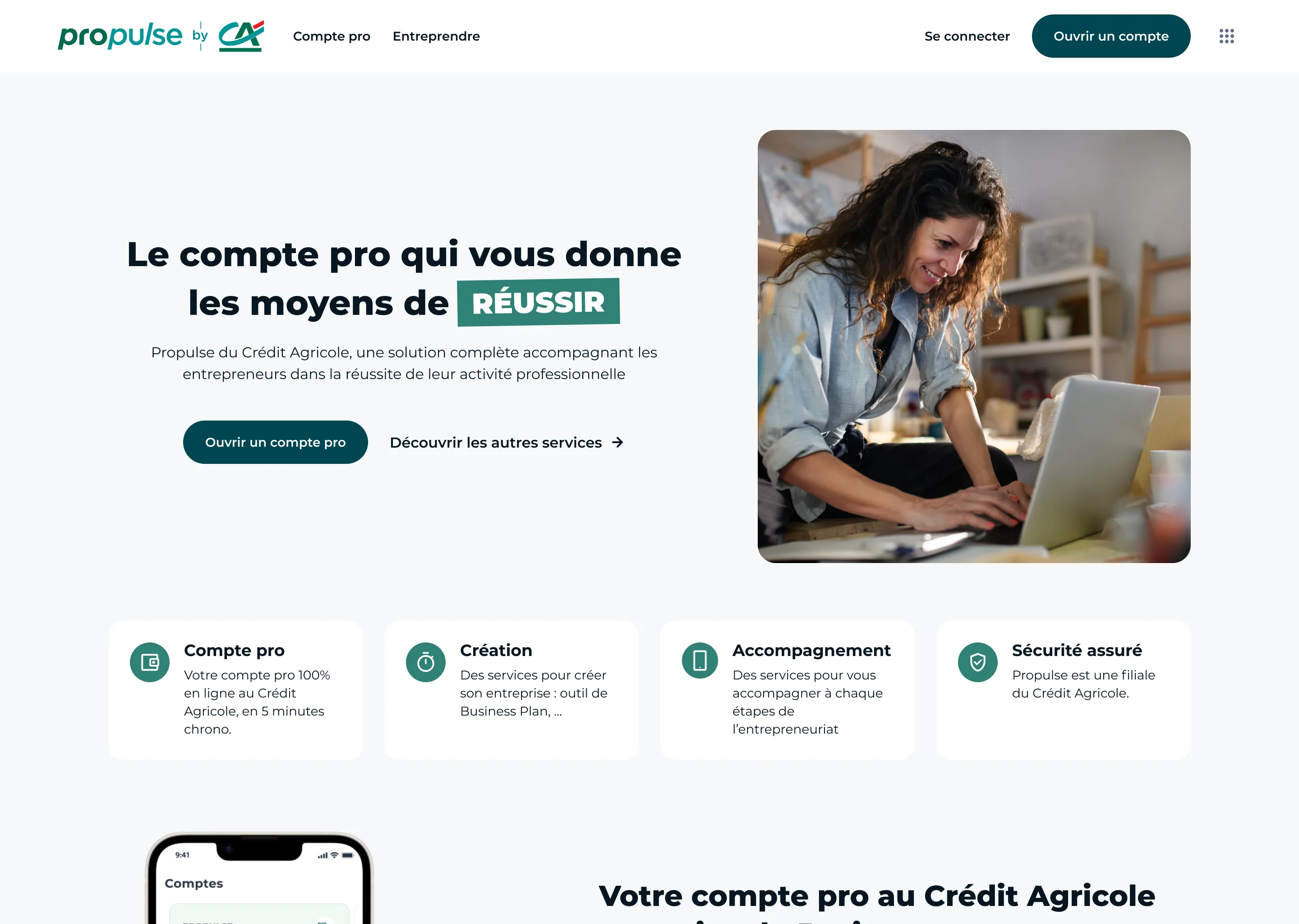 Refonte site Propulse by CA